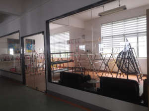 สแตนเลสในร่มกลางแจ้งพับผ้าขนหนูซักผ้าชั้นวางไม้แขวนเสื้อขยายได้ - Product Image 4