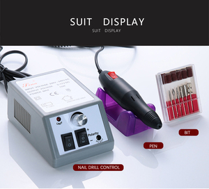 CRYSTALDOMAIN 페디큐어 전용 로고 색상 35000RPM 무선 충전식 손톱 제거 및 매니큐어용 네일 드릴 머신 - Product Image 5