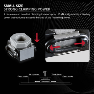 Bentdium Hot Bán chính xác OK Vise phổ thép không gỉ Vise Mini kẹp cho máy <span class=keywords><strong>CNC</strong></span> okv-uni-s - Product Image 4