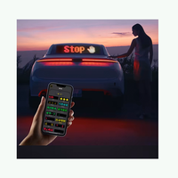 Écran publicitaire flexible RGB pour fenêtre arrière de voiture