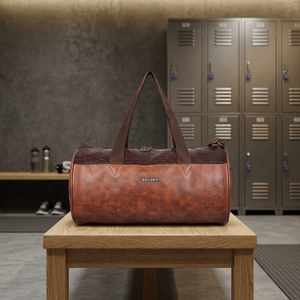 Sac de voyage avec fermeture éclair à motif alligator, deux poignées, bandoulière unisexe - Product Image 1