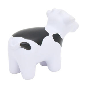 BSBH dayanıklı promosyon hediyeler stres topu hayvan özel Logo inek şekli Anti stres topları basınç azaltma stres kabartma topu - Product Image 3