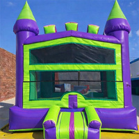 Château gonflable en PVC de 13 pieds avec module marbre, certifié CE, pour équipement de jeux souples commerciaux et fêtes