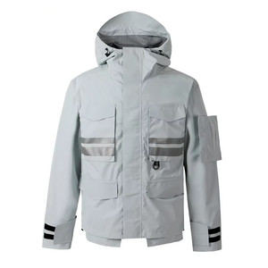 Custom Polyester Autumn Windbreaker Zip-Up Safari Outdoor Jackets <b>Ski</b> Softshell Rain Sports Jacket - Product Image 1