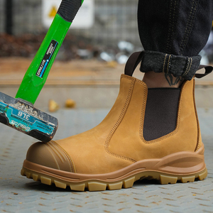Bottes de sécurité à bout en acier de style australien ZG-L601 bottes de travail <span class=keywords><strong>Chelsea</strong></span> pour hommes de construction industrielle minière à usage intensif chaussures de sécurité - Product Image 1