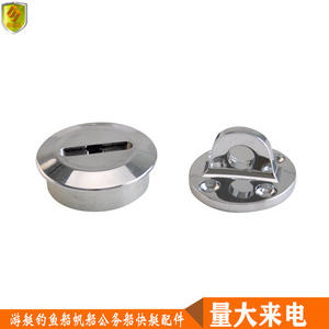 Crochet anti-ondes en alliage de zinc marin à base ronde en T avec ressort, vente directe d'usine, pour fixation et préhension - Product Image 4