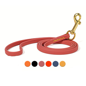 Guinzaglio per Cani di Lusso in PVC Morbido da 150cm con Nastri, Impermeabile per Passeggiate all'Aperto, Personalizzabile - Product Image 6