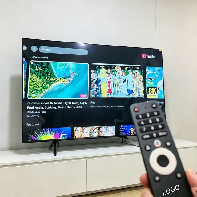 Premium 2026 Ultra HD 4K Android Smart Google TV Streamer with Remote for Projector and Home Entertainment