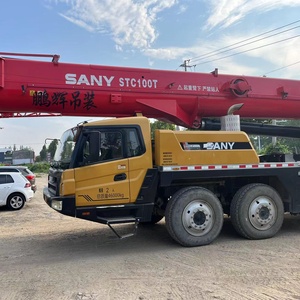 Grue mobile montée sur camion Sany 75 tonnes, excellent état, entièrement équipée avec système d'exploitation informatique, vente à bas prix - Product Image 4