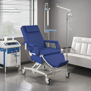 Chaise de dialyse électrique pour patients âgés Chaise inclinable médicale mobile Hôpitaux usagés Lit confortable pour patients - Product Image 6