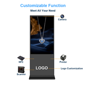 Monitor Publicitario Vertical LCD HD de 65 Pulgadas con Pantalla Táctil Capacitiva Infrarroja, Metal, WiFi <span class=keywords><strong>Hotspot</strong></span>, Anti-Reflejos <span class=keywords><strong>para</strong></span> Tiendas Minoristas - Product Image 3