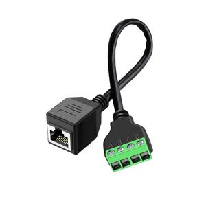 Кабель-удлинитель Ethernet <span class=keywords><strong>RJ45</strong></span> на 4-контактный клеммный блок без пайки, 0,2 м - Product Image 5
