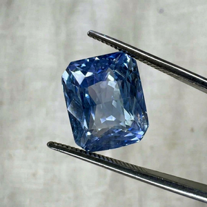 Saphir bleu naturel taille coussin, pierre précieuse non montée pour la fabrication de bijoux, forme carrée, minéral non chauffé, qualité supérieure - Product Image 1