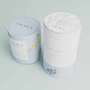 Eco Kraft Paper Tube Carton Tissue Round Box Custom Tea Cardboard Packaging Large Paper Cylinder Tube