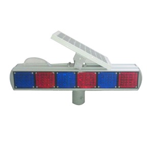 Luz de Advertencia Intermitente Solar HK-JB404A, LED, Montaje en Poste de Aluminio, IP65, Señal de Seguridad Vial - Product Image 5