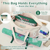 Sac fourre-tout personnalisé pour tuiles de Mahjong, grande capacité, sacs et tubes pour tapis de Mahjong