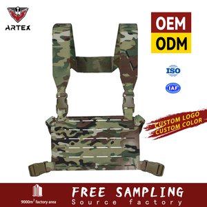เสื้อกั๊กยุทธวิธีลายพรางแบบ Molle พร้อมสายรัดอกปรับได้แบบปลดเร็ว สำหรับการล่าสัตว์และกิจกรรมกลางแจ้ง - Product Image 1