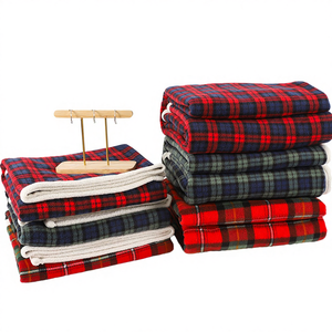 ผ้าห่มสำเร็จรูปลายสก็อต โพลีเอสเตอร์ 100% น้ำหนักเบา สำหรับงีบในออฟฟิศ ป้องกันไฟฟ้าสถิต ใช้ได้ทุกฤดู ใช้สำหรับเดินทาง ซักเครื่องได้ - Product Image 4