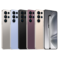 Téléphone portable S26 Ultra avec stylet numérique, 5G, écran AMOLED 7,3 pouces, batterie 8000 mAh, 16 Go/1 To, cadre métallique, détection de visage sans lumière, vente en gros OEM CE