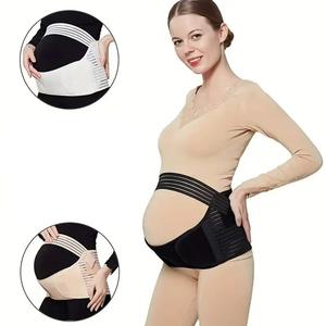 <span class=keywords><strong>Ceinture</strong></span> de maintien abdominale respirante et ajustable post-grossesse pour femmes enceintes, soutien dorsal prénatal - Product Image 5