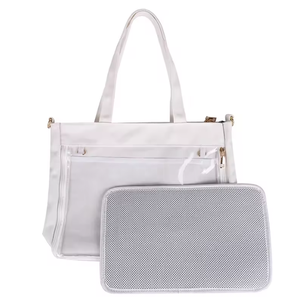 Custom designed reusable large canvas leisure shopping inspiration bag - Product Image 5