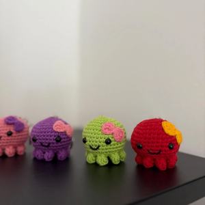 Nuevo Diseño 2026, Juguete de <span class=keywords><strong>Pulpo</strong></span> de <span class=keywords><strong>Ganchillo</strong></span> Amigurumi para Bebé, Mini Juguete de Peluche de Algodón, Mini Juguete de <span class=keywords><strong>Pulpo</strong></span> Amigurumi de <span class=keywords><strong>Ganchillo</strong></span> - Product Image 2