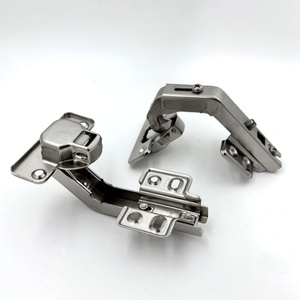 135 Degree <b>Corner</b> <b>Cabinet</b> Hinges Cold Rolled Steel Nickel Contemporary Design Hiding Feature for Kitchen Furniture - Product Image 5