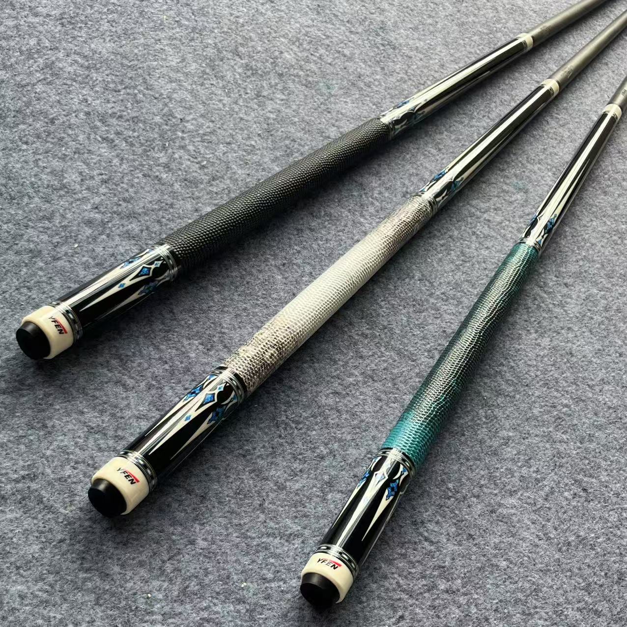 YFENカーボンシャフト YFEN Carbon Shaft & Maple Butt Pool Cue Stick - 3PC Jump