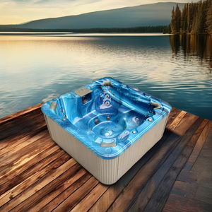 Bain à remous 6 personnes Outdoor <span class=keywords><strong>Aqua</strong></span> & Air Jets Turbo <span class=keywords><strong>Spa</strong></span> Baignoire de massage avec buse pour les loisirs de plein air - Product Image 2