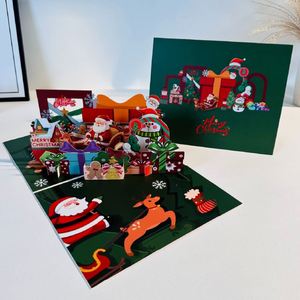 Best-Selling 3D <b>Musical</b> With Light-Up Birthday & <b>Christmas</b> Greeting <b>Cards</b> New Custom Design - Product Image 2