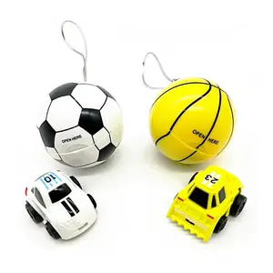 Cep Mini Rc araba mikro yumurta şekli kutusu komik spor araba oyuncak 2.4G elektrikli yarış topu basketbol futbol rc araba