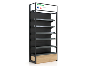 Estanterías de góndola personalizadas de doble cara, estanterías de supermercado, estanterías de exhibición para supermercado, estanterías de supermercado para comestibles - Product Image 3