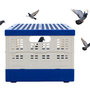 Cage à pigeons en plastique détachable pour le transport sûr des oiseaux, l'élevage et les activités d'entraînement en extérieur - Product Image 2