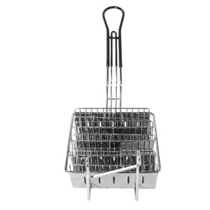 Stock Best Selling Mexican Deep Fryer Taco Shell Rectangular Fry Wire Basket con mango de plástico para <span class=keywords><strong>restaurante</strong></span> de <span class=keywords><strong>comida</strong></span> rápida - Product Image 5