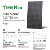 Panneaux photovoltaïques Jinko Solar, modules bifaciaux de type N 710-735W, JKM-66HL5-BDV, avec une efficacité de production d'énergie supérieure