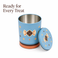 Boîte cylindrique personnalisée avec couvercle séparé pour bonbons, chocolats, biscuits, bougies, parfums, OEM 5000, sur commande