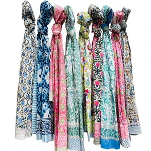 Indian Handmade 100% Cotton <b>Sarong</b> Boho Scarf Floral Beachwear Quick Dry Breathable Plus Size - Product Image 1