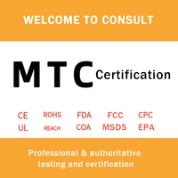 Agent de Certification et de Tests Tiers pour le Marché Européen : Certifications CE, RoHS, REACH, VDE, CPNP, ERP
