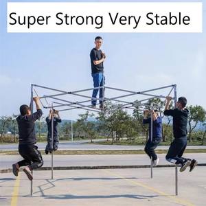 Tente d'auvent Pop-Up noire <span class=keywords><strong>du</strong></span> <span class=keywords><strong>marché</strong></span> Commercial, en PVC pour l'extérieur 3x3/3x6m - Product Image 2