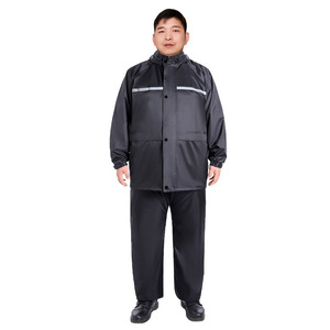 Completo Impermeabile per Motociclisti e Rider di Consegne, Tuta <span class=keywords><strong>Moto</strong></span> Divisibile per Protezione da Pioggia Intensa, <span class=keywords><strong>Copertura</strong></span> <span class=keywords><strong>Antipioggia</strong></span> per Scooter Elettrico - Product Image 6
