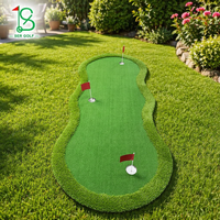 Tapis d'entraînement portable en promotion, simulateur de putting de golf, équipement de golf, mini parcours de golf, green de golf