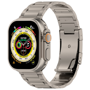 Bracelet de montre sport en titane de haute qualité avec boucle papillon et design Scrunchie pour <span class=keywords><strong>Watch</strong></span> 6/<span class=keywords><strong>7</strong></span>/8/9/10/11/SE/IWatch Ultra 49mm - Product Image 5