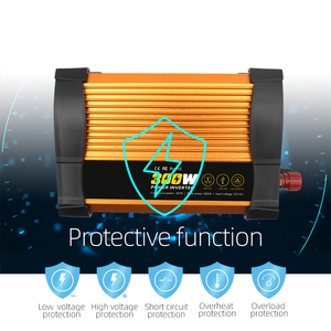 <span class=keywords><strong>Convertisseur</strong></span> de courant 300W à onde sinusoïdale modifiée 50Hz, double sortie, pour voiture/maison, de 12V CC à 220V CA - Product Image 4