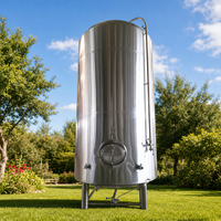 Réservoir de stockage en acier inoxydable de qualité alimentaire Tonsen 1000L-50 000L, grand bac de stockage de liquides pour usine laitière, jus, huile, boissons