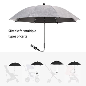 Usine de bonne qualité sécurité Table parapluie parasol Portable <span class=keywords><strong>landau</strong></span> parapluie bébé poussette parapluie pour enfants - Product Image 2