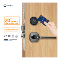 Cerradura de Puerta para Hotel Orbita, 13.56MHz, Tarjeta Offline EN1634, Cerradura de Embutir con Software de Gestión Gratuito para Habitaciones de Hotel
