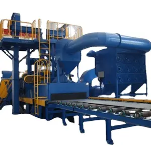 Roller Pass Through Shot Blasting Machine with Cantilever Centrifugal Blasting Wheel