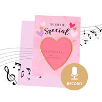Carte de vœux personnalisée avec enregistrement de voix humaine, carte musicale, nouvelle collection pour anniversaire