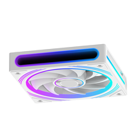 Refroidisseur d'eau intégré pour CPU LOVINGCOOL FL-360 360mm avec ventilateur ARGB 120mm à pales inversées et radiateur PC panoramique – Prêt pour l'échantillonnage
