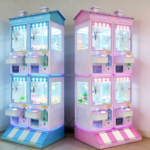 ตู้คีบตุ๊กตา KML Four Player Mini Mega Claw Machine พร้อมไฟกระพริบ ได้รับการรับรองมาตรฐาน CE รับประกัน <span class=keywords><strong>12</strong></span> เดือน - ของรางวัลตุ๊กตาสำหรับศูนย์เกม - Product Image 3
